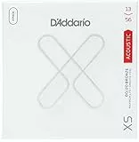 D'Addario XSABR1356-3P - Corde per chitarra acustica, rivestite in bronzo, XS 80/20, massima durata con sensazione liscia e tono eccezionale, per chitarre a 6 corde, 13-56 M, confezione da 3