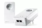 Devolo Magic 1 WiFi: Ideale per il smart work da casa, Powerline con funzione WLAN, WiFi fino a 1200 Mbit/s AC, 2x Adattatore Pro Fast Ethernet allacciamento LAN, Mesh WiFi, Access Point