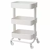 Ikea Raskog Carrello Utility Bianco 13 3/4x17 3/4x30 3/4 203.829.32