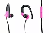 aiino - Auricolari Go Sport I Archetto Ergonomico I Microfono Integrato I Compatibilità Universale I Perfetto per Lo Sport I Massima Stabilità - Rosa