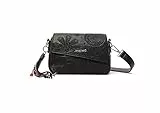 Desigual Bols Deja VU Phuket Mini, Borsa a Mano Donna, Nero, Taglia Unica
