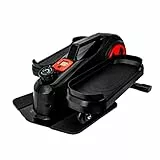 Ultrasport Mini Crosstrainer, efficace trainer per le gambe con computer da allenamento rimovibile, cyclette compatta per casa, ufficio, anziani ecc, 8 livelli di difficoltà