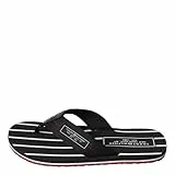 Tommy Hilfiger Infradito Uomo Patch Beach Sandal Scarpe da Mare, Nero (Black), 41 EU
