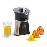 Moulinex PC603D10 - Spremiagrumi Vitapress Direct Serve a 3 coni Grigio Metallizzato/Nero 100 W