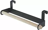 Portasciugamani portaoggetti porta asciugamani da bagno posteriore CoveDoor appendiabiti da cucina nero