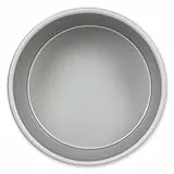 PME RND074 Teglia Professionale, Alluminio, Argento, 17.8 cm