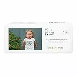 Eco by Naty Pannolini per bambini - Pannolini ecologici a base vegetale, ottimi per la pelle sensibile del bambino e aiutano a evitare le perdite (Taglia 4, 88 unità)