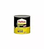 Pattex Contact K01 Colla, Adesivo a Contatto per Laminati, Compensato, Truciolato, Lamiera, Ideale anche per Gomma, Sughero, Linoleum, Finte Pelli, Plastica (NO PE, PP, PTFE), Latta da 1750ml