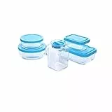 Pasabahce Set 5 Pezzi Vetro Polar Contenitori Cucina Barattoli, Trasparente