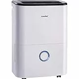 Comfee MDDF-20DEN7 - Deumidificatore 20L/giorno, dimensioni circa 100 m³ (40 m²), deumidificatore con 3 modalità di funzionamento, timer 24H, serbatoio acqua 3 l,