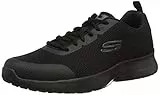 Skechers Skech-Air Dynamight-Winly, Scarpe da Ginnastica Uomo, Nero (Knit Synthetic/Black Trim/BBK), 45 EU