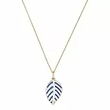 Mes-bijoux.fr Ciondolo Oro giallo 375/1000 e smalto, Oro Giallo