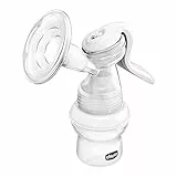 Chicco Natural Feeling Tiralatte Manuale, Confortevole e Veloce, Estrazione del Latte Facilitata, Forma Ergonomica, con Tettarella Inclinata e Tappo Ermetico, Si Trasforma in Biberon - 150 ml