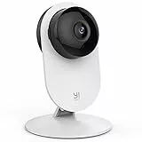 YI Home Camera 1080p,Telecamera Wi-Fi Interno,Videocamera Sorveglianza per Bambini 2.4Ghz Compatibile Alexa,Smart Rilevamento Movimento,Notifiche Push Tempo Reale,Audio Bidirezionale,Visione Notturna