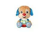 Fisher-Price - Il Cagnolino Gigante, Grande Peluche Musicale Ridi e Impara Edizione italiana con Luci, Suoni, Canzoni, Frasi e Tecnologia Smart Stages, Giocattolo per Bambini 18+ Mesi, HGW92