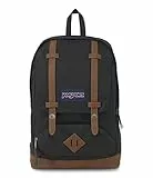 JanSport Cortlandt, Zaino Grande, 25 L, 45 x 32 x 15 cm, Scomparto per Laptop da 15 Pollici, Nero