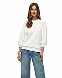 Minus Mika 3/4 Sleeve Sweat 4 Donna, Bianco (220 Broken White), XS