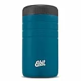 Esbit Majoris Contenitore per alimenti Thermos, Acciaio inox, senza BPA, 550 ml, contenitore per alimenti caldi e freddi, per zuppe, insalate, contenitore isolato per la scuola e il lavoro, Polar Blue