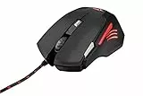 Trust GXT 111 Mouse da Gioco, 2.500 DPI, 7 Tasti e Pulsante di Doppio