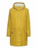 ONLY Giacca impermeabile da donna Mama lunga, Olivo fulvo, XS