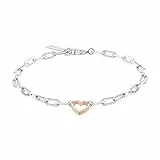 Liebeskind Berlin Bracciale con ciondolo in acciaio inox