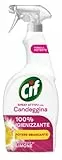Cif Spray Attivo con Candeggina, Profumo al Limone, 650 ml, per le Superfici di Tutta la Casa e Pretrattante sui Tessuti Bianchi*, Formula con Potere Sbiancante, Adatto per Aree Dove si Cucina