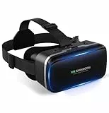 FIYAPOO 3D VR Occhiali Visore Realtà Virtuale Occhiali Headset Virtual Reality 3D Film Glasses per iPhone Android 4.7-6.53 Pollice Smartphones Regali di Natale bambini e adulti