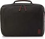 HP - PC Spectre Folio Borsa Tracolla per Notebook fino a 15.6', Vano Imbottito, Tasca Protezione RFID, Tela Cerata, Tessuto Impermeabile, Fascia Pass-Through Trolley, Design Vintage, Sottile, Brown