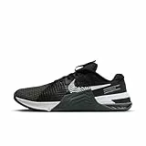 Nike Metcon 8, Men's Training Shoes Uomo, Black/White-Dk Smoke Grey-Smoke Grey, 44 EU