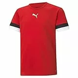 PUMA Unisex Bambini e Ragazzi Shirt, Red Black White, 164