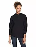 Amazon Essentials Felpa con Cappuccio in Pile e Spugna Francese (Taglie Forti Disponibili) Donna, Nero, M