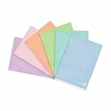 Bm – BeMore - Centus Pastello – 0122730 – Quaderno Formato A4 – Rigatura 1R – Righe Senza Margini – Carta 100G/Mq – Colori Assortiti – Confezione 12 Pezzi