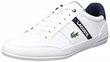 Lacoste CHAYMON 0120 2 CMA, Sneakers, Uomo, Bianco (Wht/Nvy/Red), 41 EU