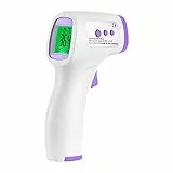 Termometro Infrarossi Frontale Digitale per Adulti e Bambini, Misuratore di Temperatura Corporea ed Oggetti Professionale, Termoscanner, Pistola Laser Infrarossi Senza Contatto