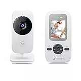Motorola Nursery VM481: Video Baby Monitor con Unità Genitore Portatile, Microfono ad Sensibilità, Visione Notturna a Infrarossi, Zoom Digitale