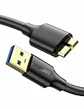 UGREEN Cavo Micro B a USB 3.0 A 5Gbps, Cavo per Disco Rigido Esterno Compatibile con Galaxy S5/Note 3, Hard Disk di Toshiba, Western Digital, Seagate, Hitachi, Maxtor M3, WD My Passport 1M