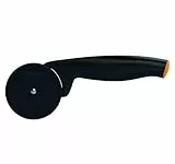 Fiskars Rotella tagliapizza con rotella in plastica di alta qualità, Lunghezza: 19 cm, Functional Form, Nero/Arancione, 1019533