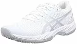 ASICS Gel-Game 9 Clay/OC, Sneaker Donna, White/Pure Silver, 39 EU