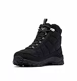 Columbia FIRECAMP BOOT stivali da neve impermeabili Uomo, Nero (Black x City Grey), 42.5 EU