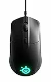 SteelSeries Rival 3 - Mouse da gioco, sensore ottico TrueMove Core da 8500 CPI, 6 pulsanti programmabili, pulsanti a grilletto diviso