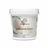 Pasta per Gelato al Cocco Artigianale - 100% MADE IN ITALY Secchio da 600g - Adatta per Dolci, Gelati, Prodotti da Pasticceria - Ideale per Bar, Ristoranti e Utenze Business