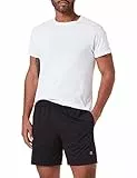 Champion Athletic C-Sport Quick Dry Micromesh Metallic C-Logo 7' Pantaloncini, Nero, S Uomo