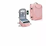 SZLX Zaino viaggio grande da donna, per escursionismo, sportivo da esterno impermeabile, da scuola casual,laptop da 14 pollici con porta di ricarica USB, scomparto per scarpe