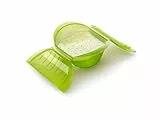 Lékué, Cocotte Ogya con filtro, 3-4 persone, in silicone, colore: Verde