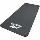 Reebok Training Mat, Tappetino da Allenamento, Unisex Adulto, Nero, 7 mm