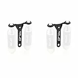 XLC PU-X06, Portacartuccia per 2 cartucce per Il Montaggio su Telaio Unisex Adulto, Nero, Unisize (Confezione da 2)