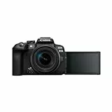 Canon EOS R10 APS-C mirrorless nera + 18-150mm IS STM (24,2 Mp, - fino a 23 fps, DIGIC X, video 4K UHD fino 60p, Dual Pixel CMOS Auto Focus II, Display touchscreen orientabile da 7,5 cm, Wi-Fi, BT)