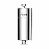 Philips Aqua Solutions Sistema filtrante doccia in linea con filtro contro cloro, impurità e calcare, Acciaio inossidabile