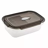 keeeper Contenitore per Microonde/Congelatore 2in1 Laura, 0,6 L, Polipropilene, 17 x 11 x 6 cm, Trasparente, Crystal Grey (Grigio)