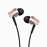 1MORE Auricolari in-ear a pistone, alla moda, resistenti, isolamento acustico, suono puro, controllo del telefono con microfono per smartphone/PC/tablet E1009-rosa